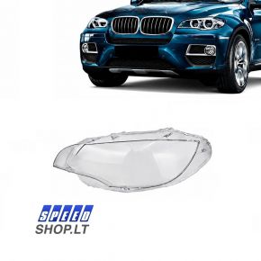 BMW X6 E71 E72 priekinio žibinto stiklas kairė